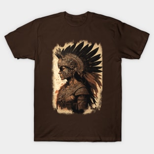 Echoes of the Aztec Warrior T-Shirt